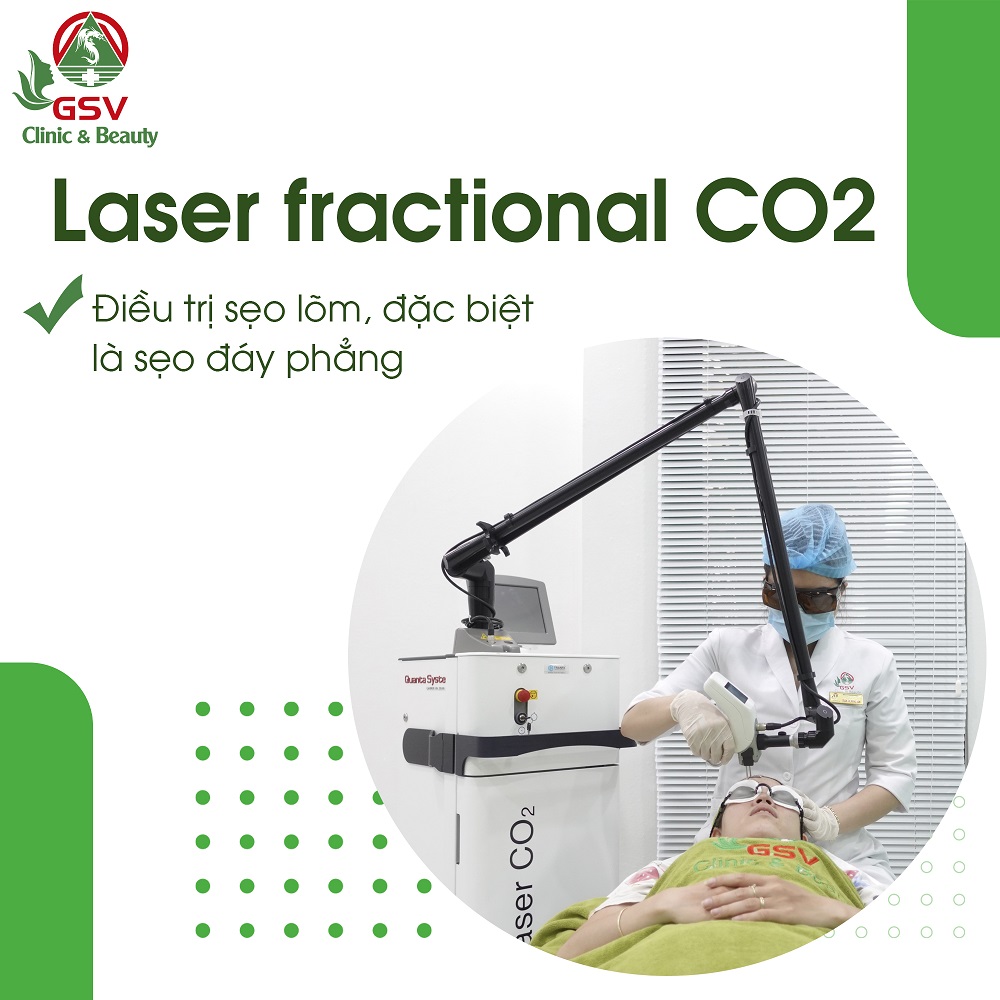cách trị sẹo bằng máy laser fractional CO2