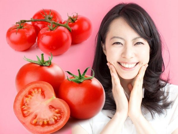 Cà chua giúp trị mụn và giữ sự tươi trẻ cho làn da